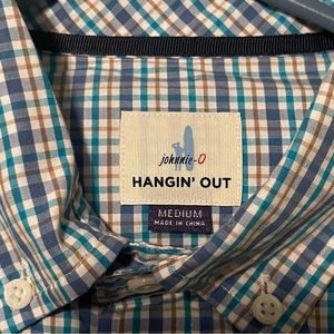 Men’s NWT Johnnie-OHangin Out Button Down Shirt Size M